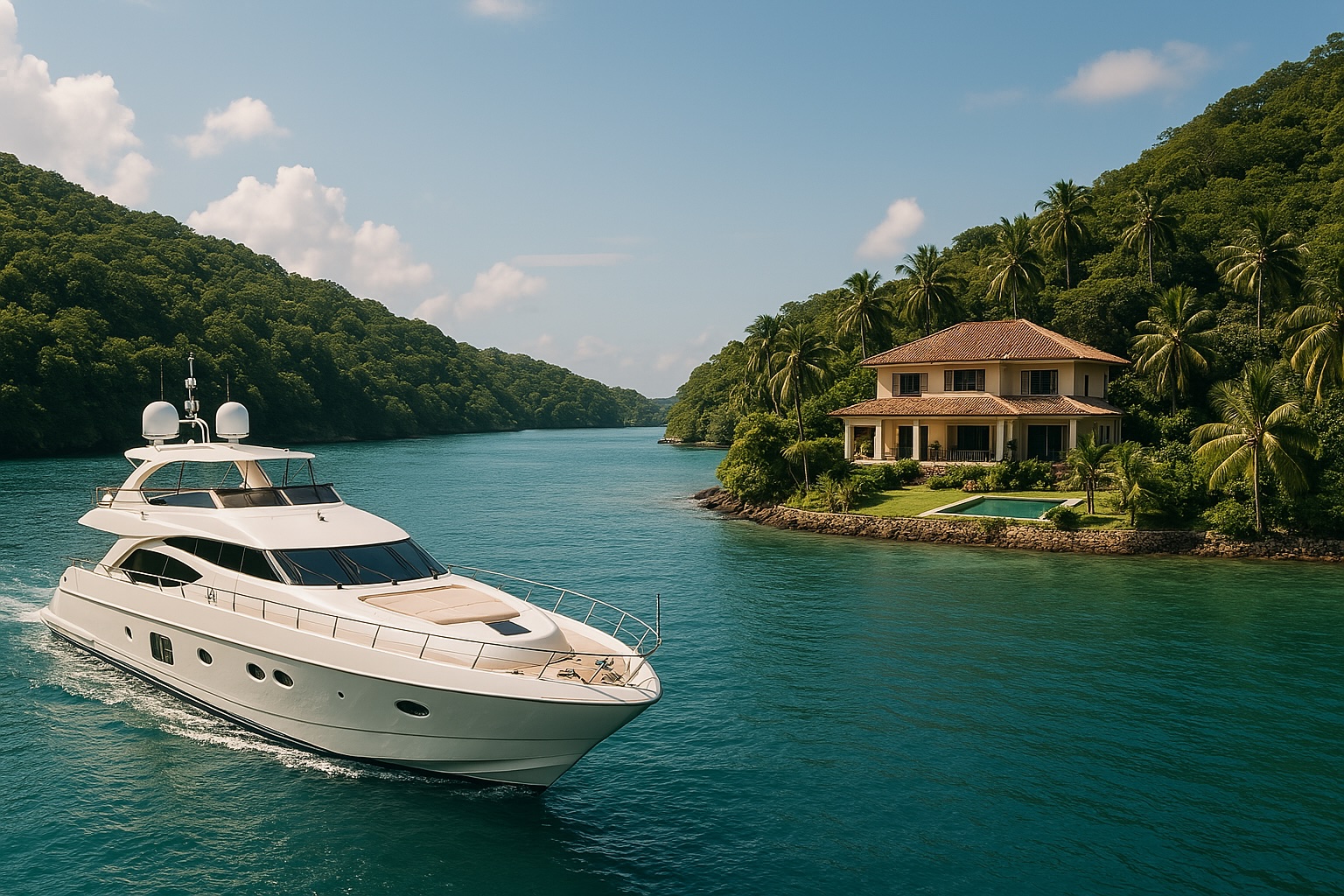 Beautiful coastal view